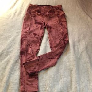 Full length marble leggings S/M